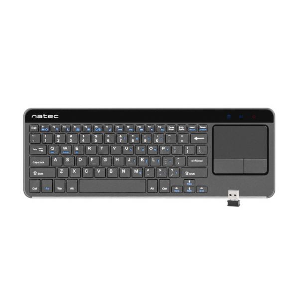 Ασύρματο Πληκτρολόγιο με Touchpad Natec NKL-0968 Αγγλικό US  image