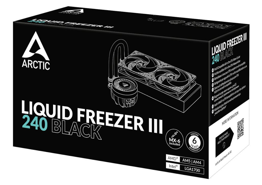 Υδρόψυξη Liquid Freezer III 240 για Socket AM4/AM5/1700 Arctic ACFRE00134A Black image